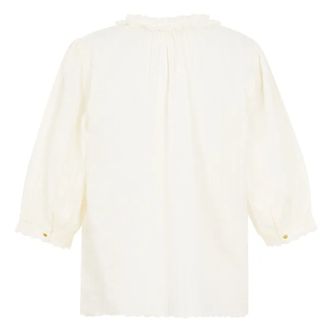 Blouse Bellem Rayures Dobby | Ecru