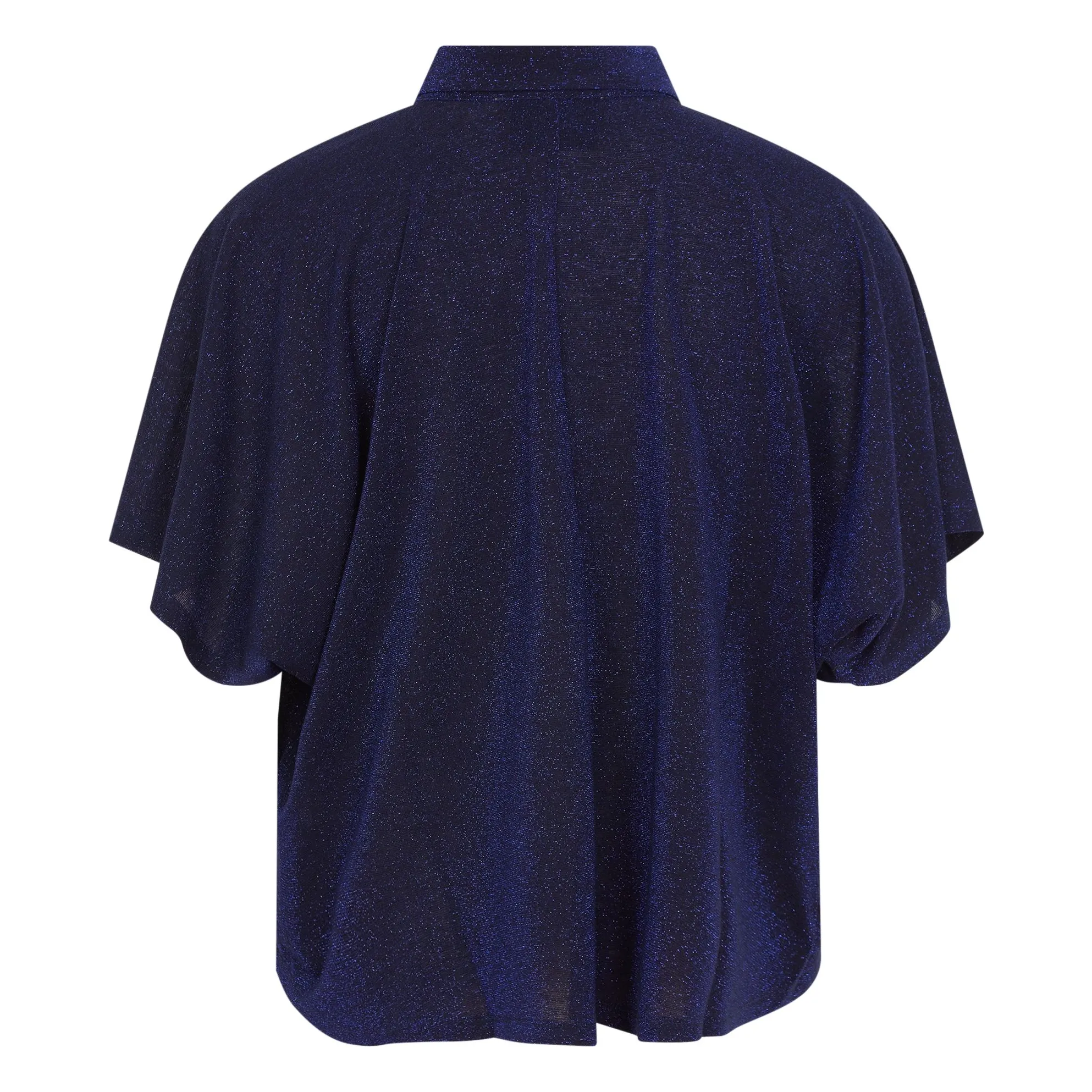 Chemise Brooklyn Métallisée | Bleu marine- Image produit n°1