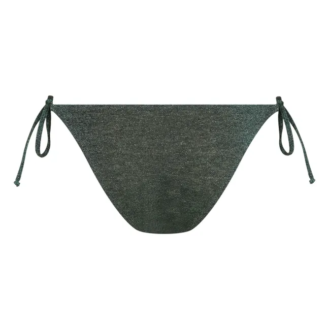 Pantalones cortos metalizados Malene | Verde