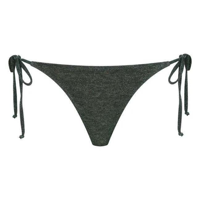 Pantalones cortos metalizados Malene | Verde