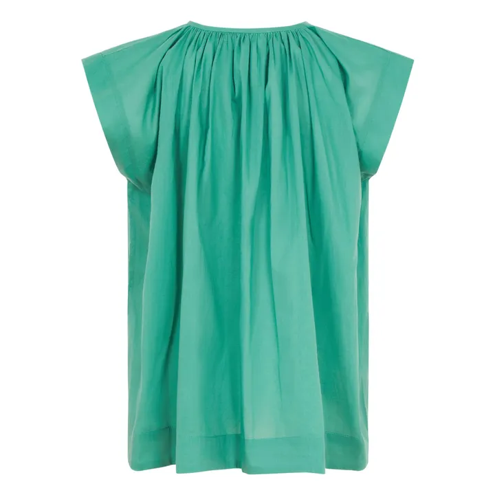 Blouse Sistelo Voile de Coton | Vert- Image produit n°1