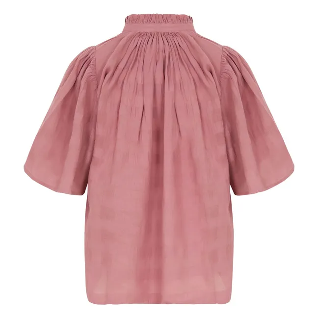 Blouse Seville Carreaux Dobby | Prune