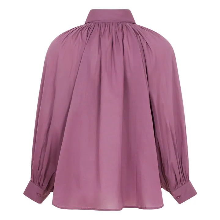 Blouse Jeanne Voile de Coton | Violet- Image produit n°1