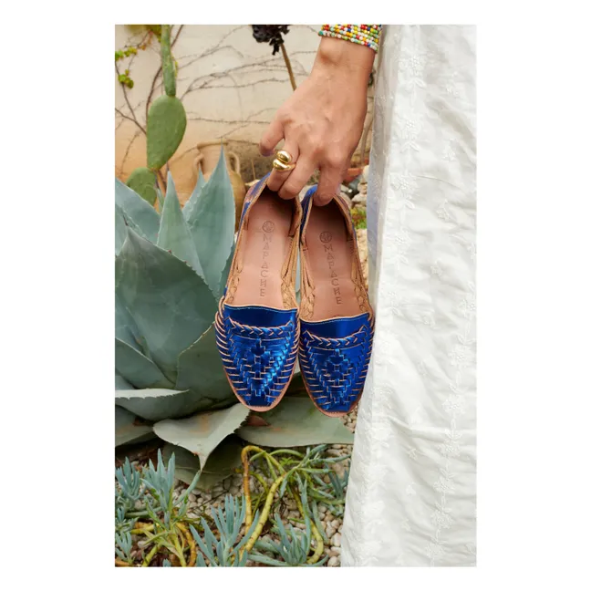 Sandalias Alegre Metallic | Azul