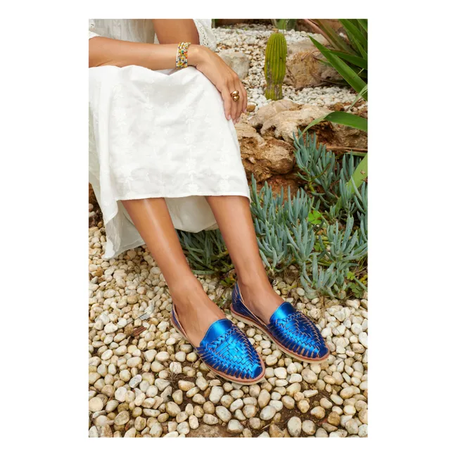 Sandalias Alegre Metallic | Azul