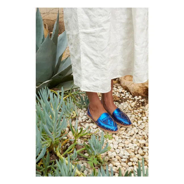 Sandalias Alegre Metallic | Azul