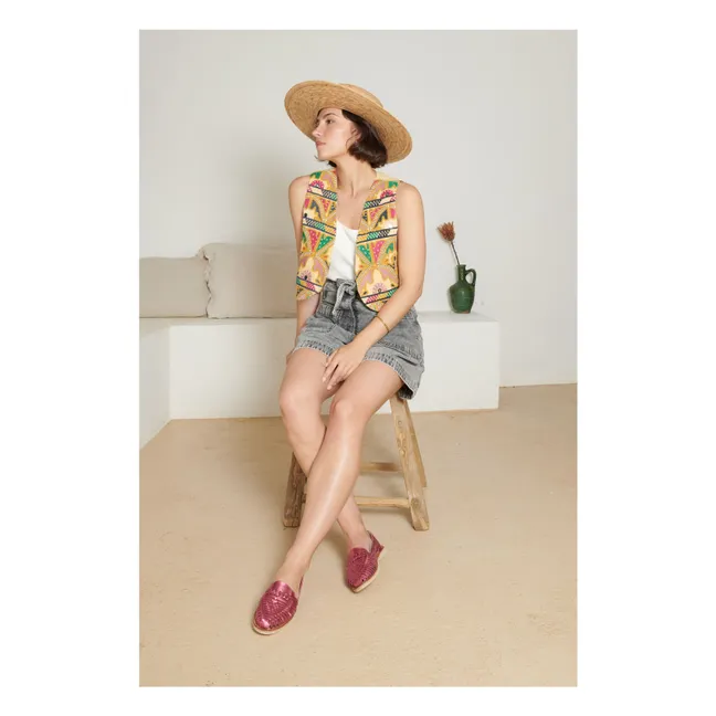 Sandalias Alegre Metallic | Rosa