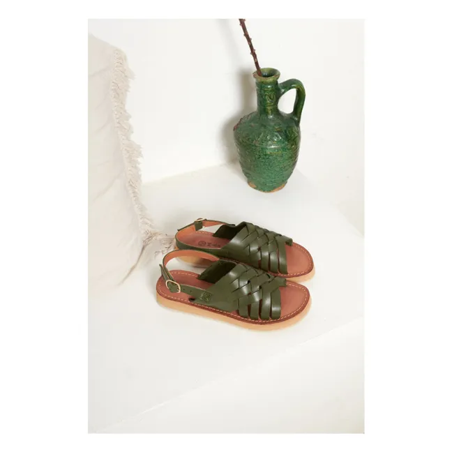 Sandalias Lola | Verde oliva