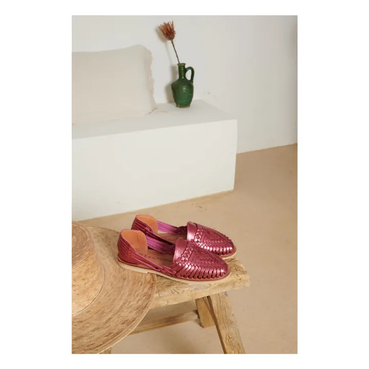 Sandales Alegre Métallisées | Rose- Image produit n°4
