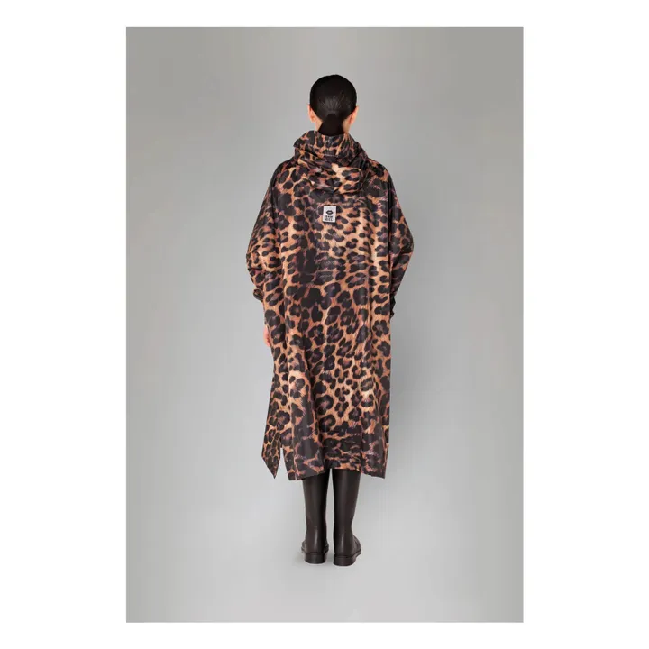 Cape Imperméable Dark Léopard - Collection Femme | Marron- Image produit n°3