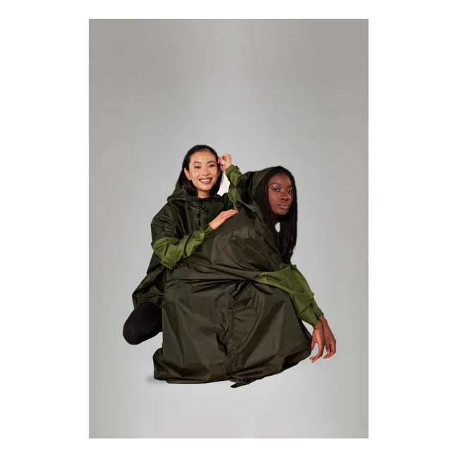 Cape Imperméable Herringbone - Collection Femme | Marron