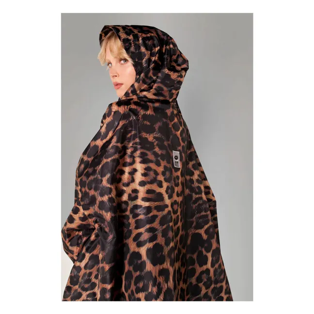 Anorak Wasserdicht Dark Leopard | Braun