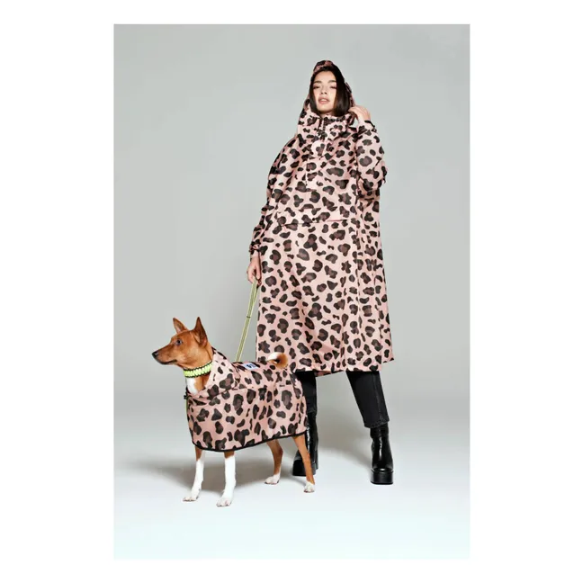 Wasserdichter Hundeumhang Pink Panther  | Rosa