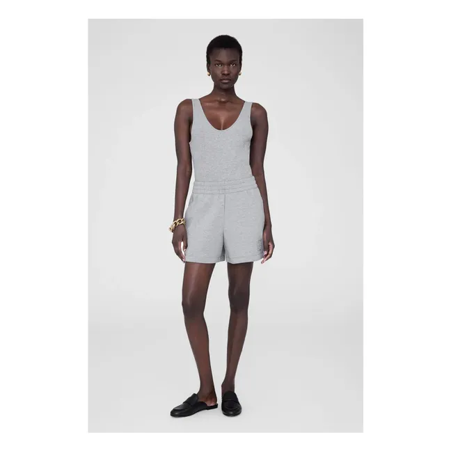 Pantalones cortos Kam Monogram | Gris Jaspeado