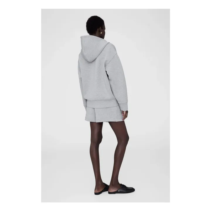 Sweat Bond Zippé Monogramme | Gris chiné- Image produit n°1