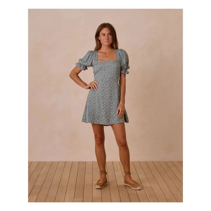 Robe Claudia | Bleu- Image produit n°1