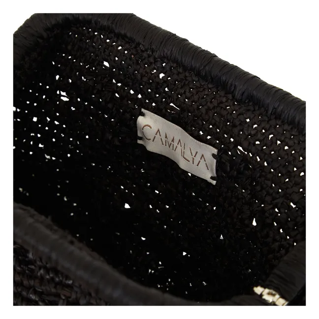 Bolsa Tifao Raphia | Negro