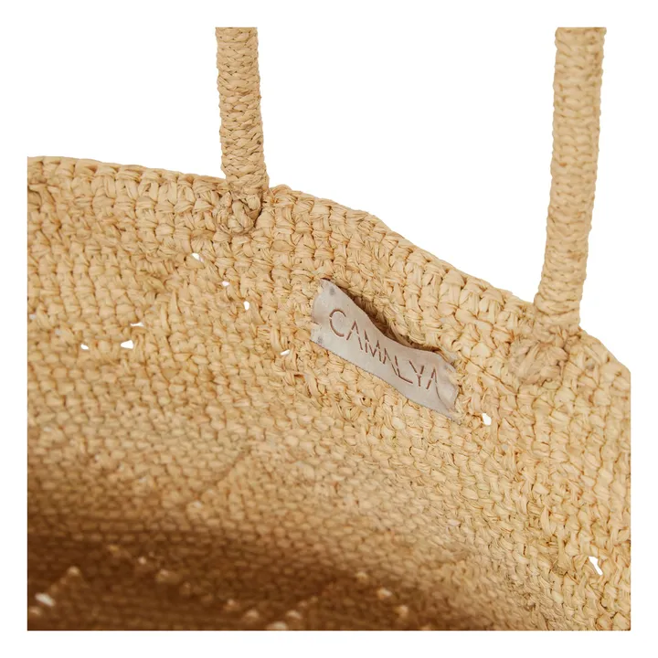 Bolsa de la compra de rafia Toabi | Natural- Imagen del producto n°2