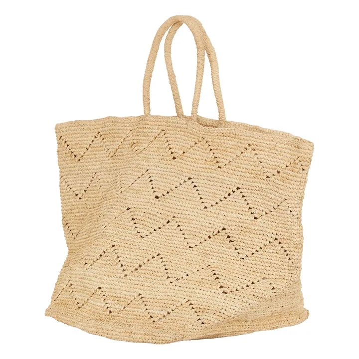 Bolsa de la compra de rafia Toabi | Natural- Imagen del producto n°1