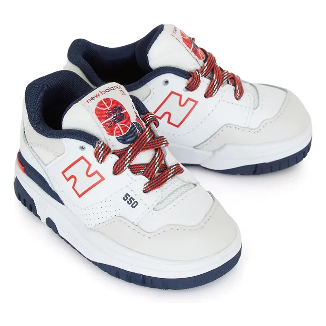 Zapatillas con cordones elásticos 550 | Rojo