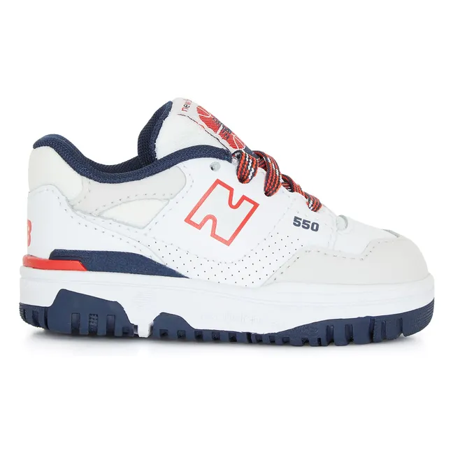 Zapatillas con cordones elásticos 550 | Rojo