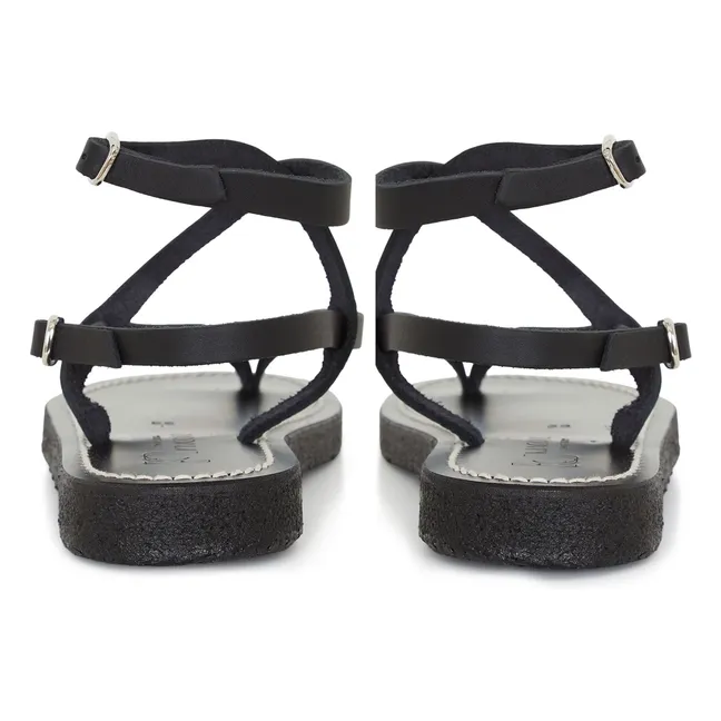 Abako Pulit Sandalen | Silber