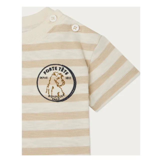 Camiseta Gaye de algodón ecológico | Crema