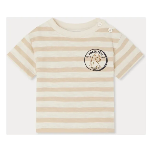 Camiseta Gaye de algodón ecológico | Crema