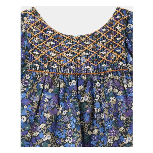 Cadelili Liberty Organic Cotton Dress | Midnight blue