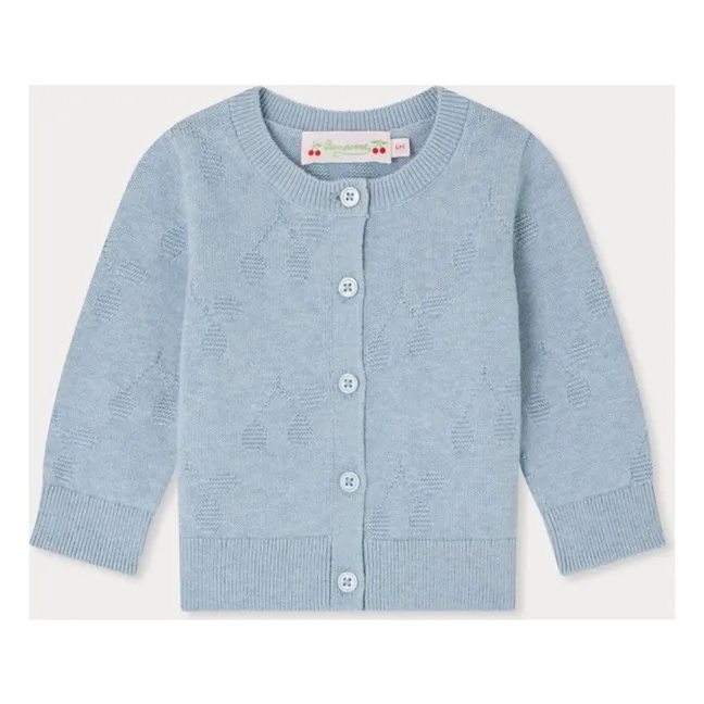 Cardigan in cotone biologico Teyana | Blu