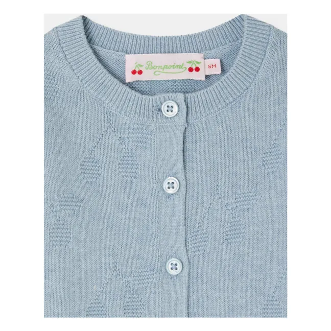 Cardigan in cotone biologico Teyana | Blu