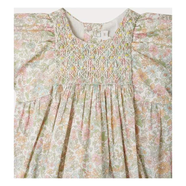 Edelili Liberty Organic Cotton romper | Ecru