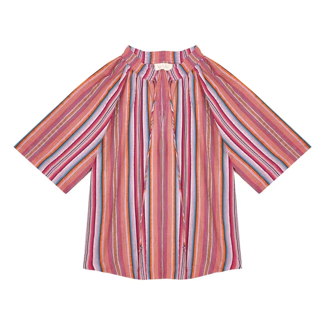 Palmer Blouse Stripes | Pink