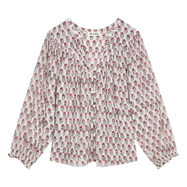 Blusa estampada Kiki | Rosa