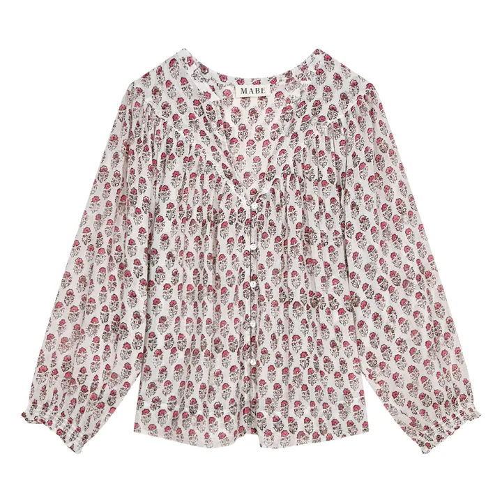 Blouse Kiki Imprimée | Rose- Image produit n°0