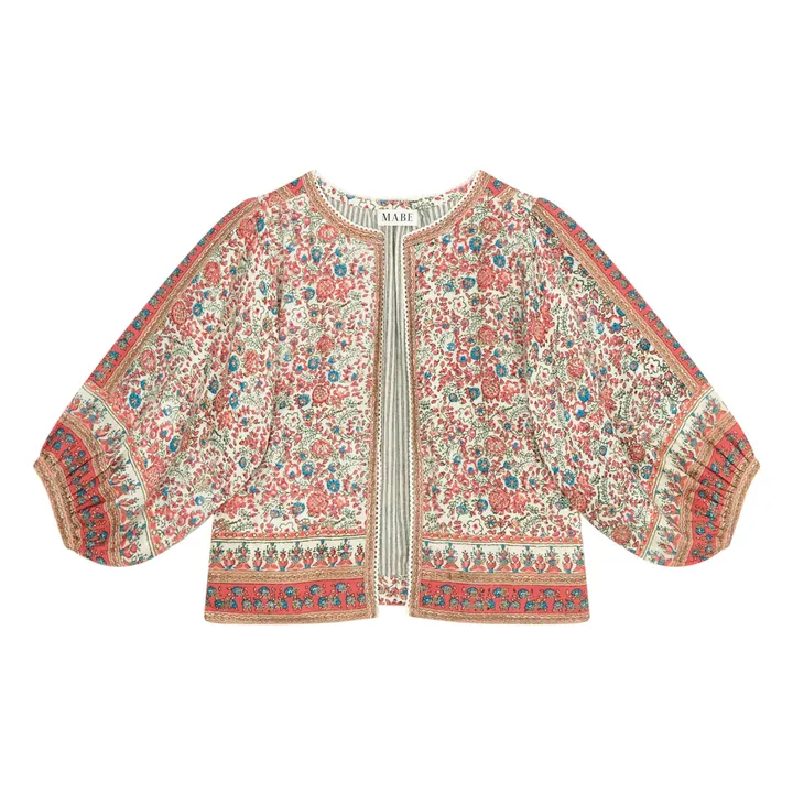 Veste Cass Imprimée | Corail- Image produit n°0