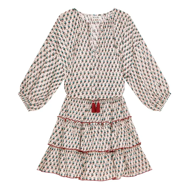 Kleid Devi Bedruckt | Seidenfarben