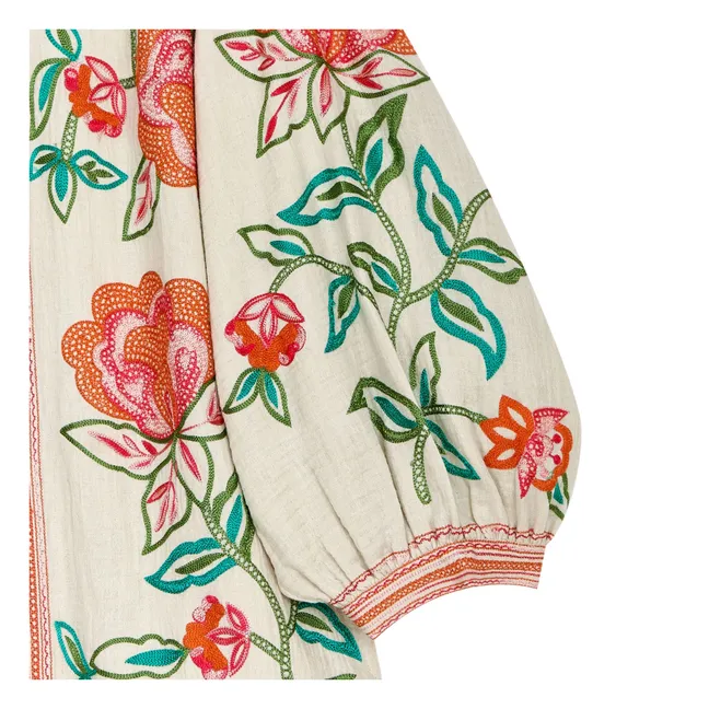 Veste Lucia Brodée | Corail
