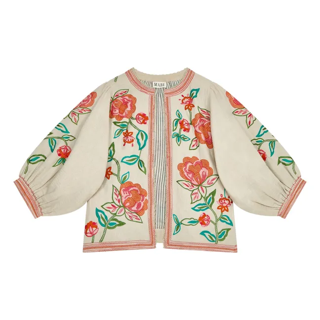 Veste Lucia Brodée | Corail