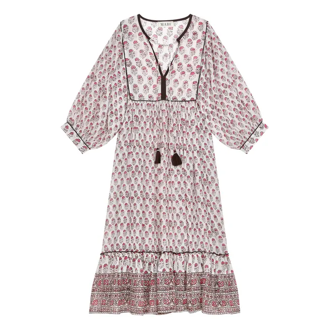 Vestido estampado Kiki | Rosa