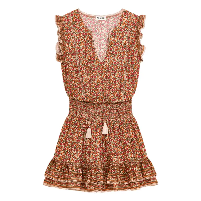Vestido estampado Laney | Rojo