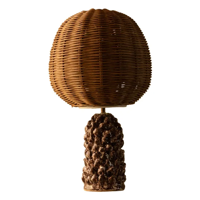 Lampe à poser Rose | Marron