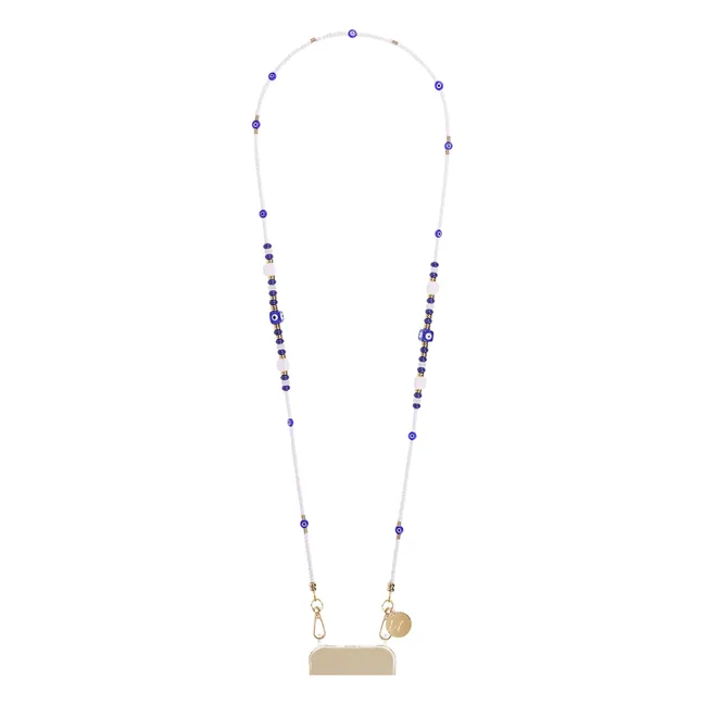 Lange Kette Filipa 120 cm | Weiß