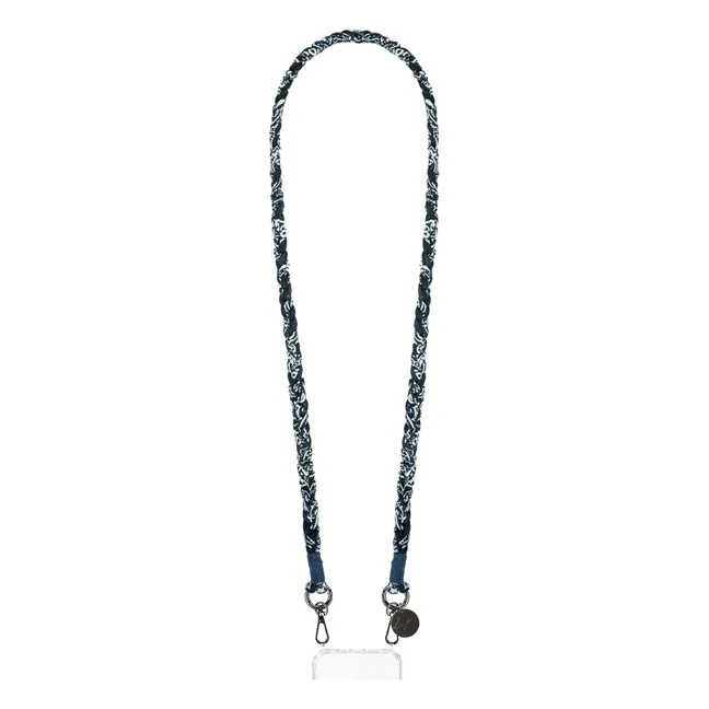 Geflochtene Schnur Della 120 cm | Schwarz