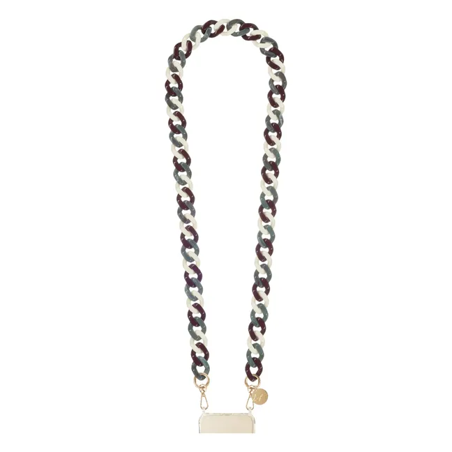 Chaine Longue Gia 120 cm | Bordeaux