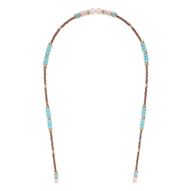 Chaine Longue Iliana 120 cm | Marron