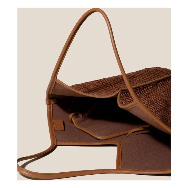 Calella Raphia bag | Camel
