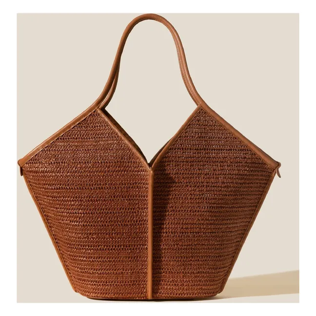 Calella Raphia bag | Camel
