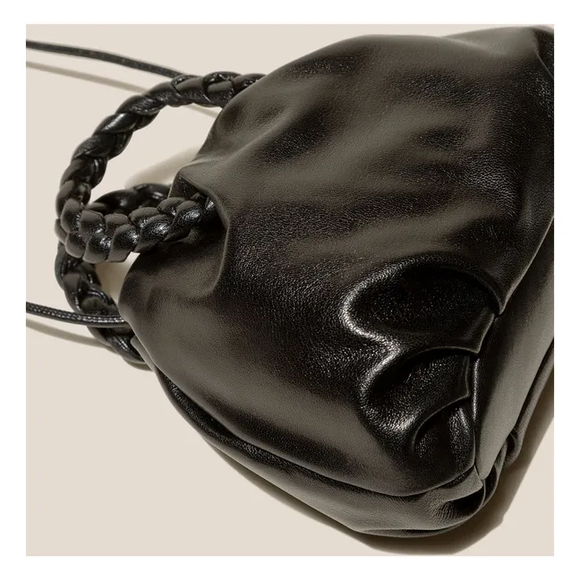 Borsa Bombon M Soft Shiny | Nero