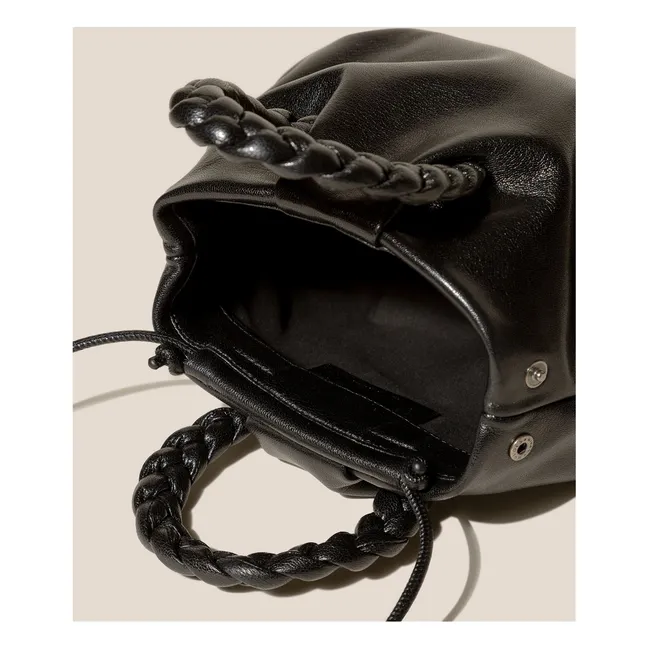 Borsa Bombon M Soft Shiny | Nero